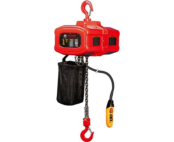 BISON SINGLE PHASE ELECTRIC CHAIN HOIST