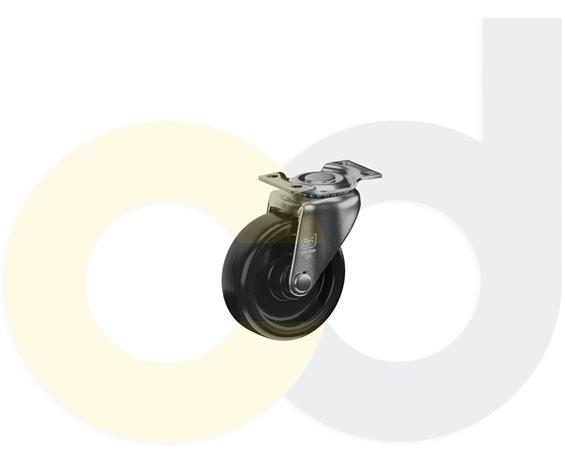 TOP PLATE CASTERS- POLYOLEFIN WHEELS