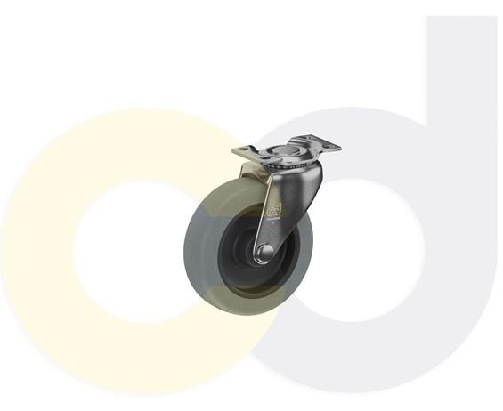 TOP PLATE CASTERS- THERMO-URETHANE WHEELS