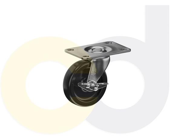TOP PLATE CASTERS- POLYOLEFIN WHEELS