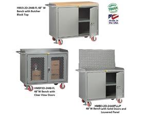 48&quot; WIDE MOBILE BENCH CABINETS