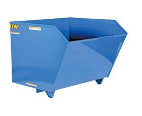 LOW PROFILE 90 DEGREES SELF-DUMPING STEEL HOPPERS