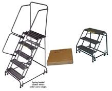 OPTIONS FOR SPRING LOADED CASTERS LADDERS