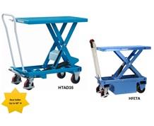 SCISSOR LIFT TABLE CARTS