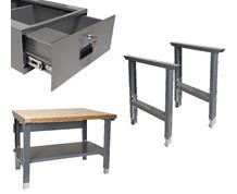 ADJUSTABLE WORKBENCH OPTIONS