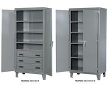 SUPER EXTRA HEAVY DUTY STORAGE CABINETS - 2,000 LB. CAPACITY PER SHELF