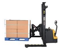 STACKER WITH POWER DRIVE, LIFT & FORK REACH