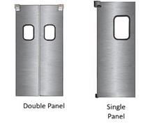 STAINLESS STEEL SINGLE & DOUBLE PANEL DOORS